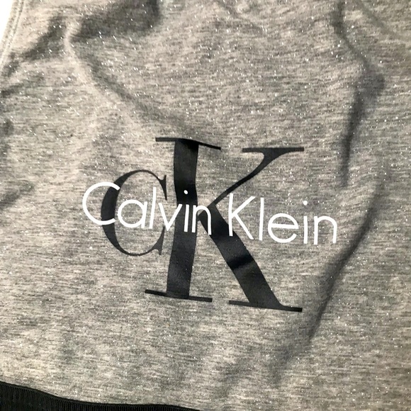 Calvin Klein Gray Sparkle Sports Bra - Picture 8 of 11